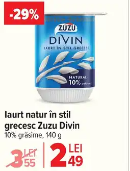 Carrefour Market laurt natur în stil grecesc Zuzu Divin Ofertă