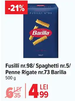 Carrefour Market Fusilli nr.98/ Spaghetti nr.5/ Penne Rigate nr.73 Barilla Ofertă