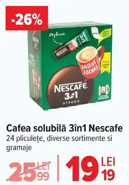Carrefour Market Cafea solubilă 3în1 Nescafe Ofertă