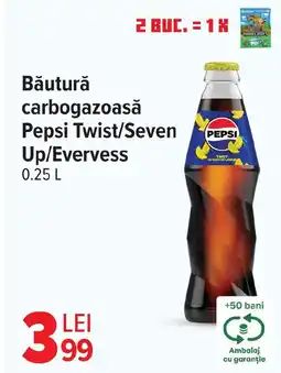 Carrefour Market Băutură carbogazoasă Pepsi Twist/Seven Up/Evervess Ofertă