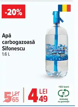 Carrefour Market Apă carbogazoasă Sifonescu Ofertă