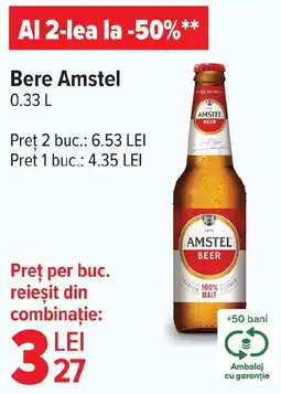 Carrefour Market Bere Amstel Ofertă