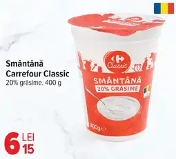 Carrefour Market Smântână Carrefour Classic Ofertă