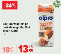 Carrefour Market Băutură vegetală pe bază de migdale, fără zahăr, Alpro Ofertă