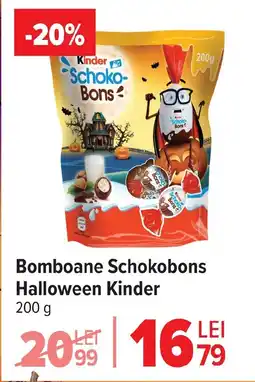 Carrefour Market Bomboane Schokobons Halloween Kinder Ofertă