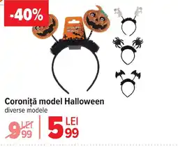 Carrefour Market Coroniță model Halloween Ofertă
