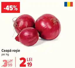 Carrefour Ceapă roşie Ofertă