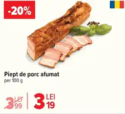 Carrefour Piept de porc afumat Ofertă