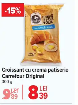 Carrefour Croissant cu cremă patiserie Carrefour Original Ofertă