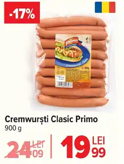 Carrefour Cremwursti Clasic Primo Ofertă