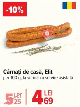 Carrefour Cârnaţi de casă, Elit Ofertă
