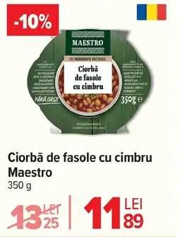 Carrefour Ciorbă de fasole cu cimbru Maestro Ofertă