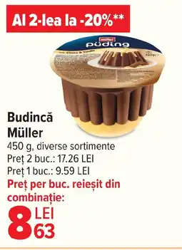 Carrefour Budincǎ Müller Ofertă