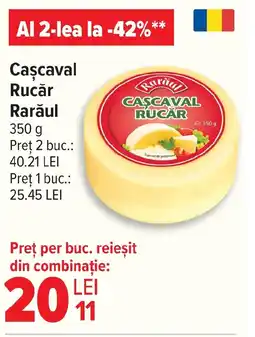 Carrefour Cascaval Rucăr Rarǎul Ofertă