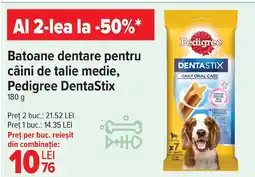 Carrefour Batoane dentare pentru câini de talie medie, Pedigree DentaStix Ofertă