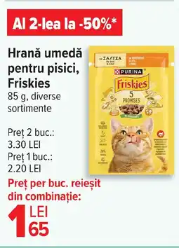 Carrefour Hrană umedă pentru pisici, Friskies Ofertă