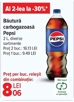Carrefour Băutură carbogazoasă Pepsi Ofertă