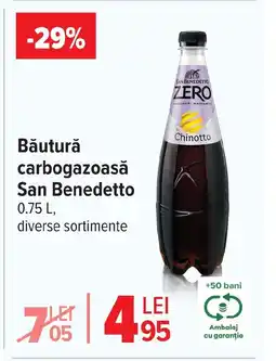Carrefour Băutură carbogazoasă San Benedetto Ofertă