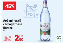 Carrefour Apă minerală carbogazoasă Borsec Ofertă