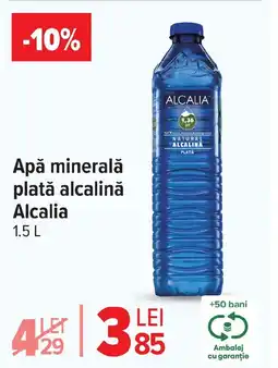 Carrefour Apă minerală plată alcalină Alcalia Ofertă