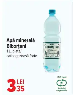 Carrefour Apă minerală Biborteni Ofertă