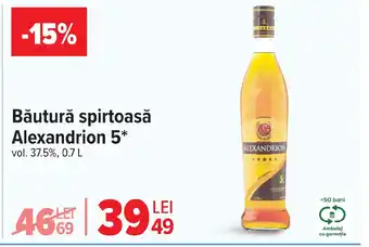 Carrefour Băutură spirtoasă Alexandrion 5 Ofertă