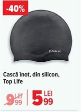 Carrefour Cască înot, din silicon, Top Life Ofertă