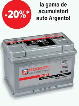 Carrefour La gama de acumulatori auto Argento! Ofertă