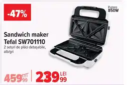 Carrefour Sandwich maker Tefal SW701110 Ofertă