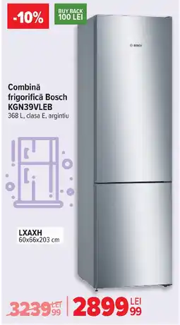 Carrefour Combină frigorifică Bosch KGN39VLEB Ofertă