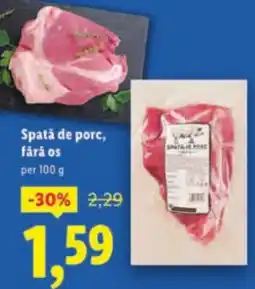 Lidl Spată de porc, fără os Ofertă