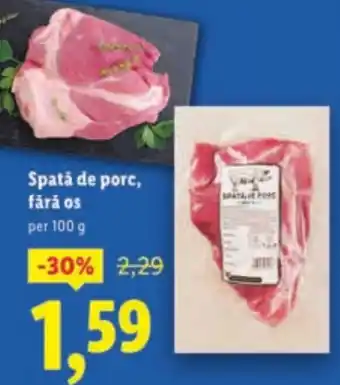 Spată de porc, fără os