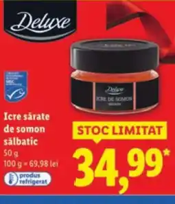Lidl Deluxe Icre sărate de somon sălbatic Ofertă