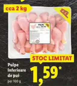 Lidl Pulpe inferioare de pui Ofertă