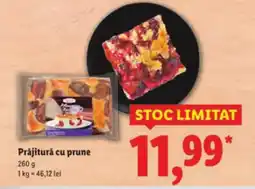 Lidl Prăjitură cu prune Ofertă