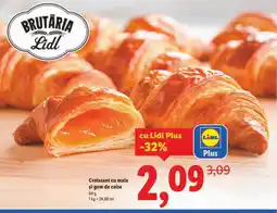 Lidl Croissant cu maia şi gem de caise Ofertă