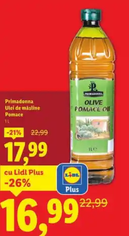Lidl Primadonna Ulei de măsline Pomace Ofertă