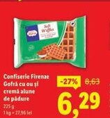 Lidl Confiserie Firenze Gofră cu ou şi cremă alune de pădure Ofertă