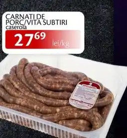 Unicarm Carnati de porc/vita subtiri caserola Ofertă