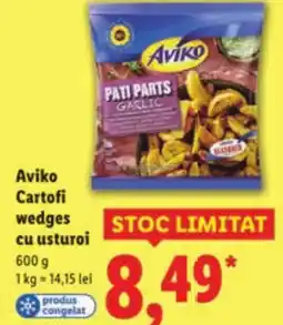 Lidl Aviko Cartofi wedges cu usturoi Ofertă