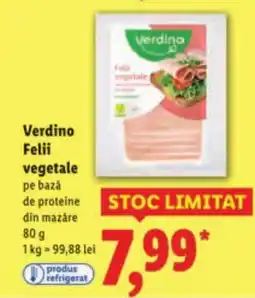 Lidl Verdino Felii vegetale Ofertă