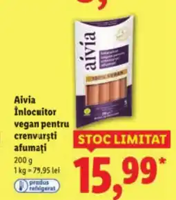 Lidl Aivia Inlocuitor vegan pentru crenvursti afumați Ofertă