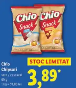 Lidl Chio Chipsuri sare/cascaval Ofertă