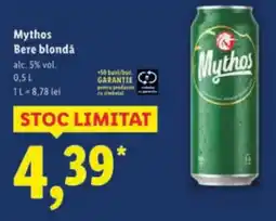 Lidl Mythos Bere blondá Ofertă