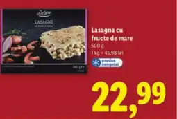 Lidl Deluxe Lasagna cu fructe de mare Ofertă