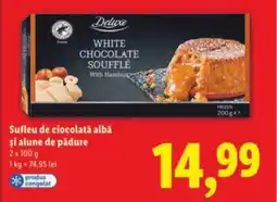 Lidl Sufleu de ciocolată albă şi alune de pădure Ofertă