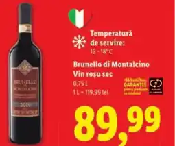 Lidl Brunello di Montalcino Vin rosu sec Ofertă