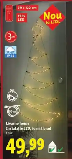 Lidl Livarno home Instalație LED, formă brad Ofertă