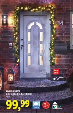 Lidl Livarno home Ghirlanda brad artificial Ofertă
