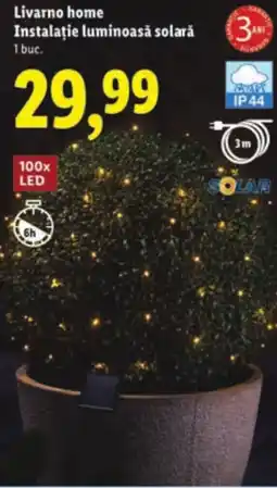Lidl Livarno home Instalație luminoasă solară Ofertă